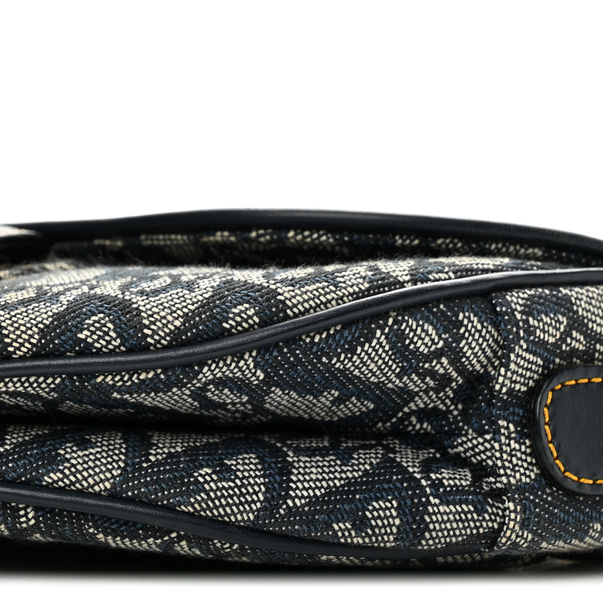 Christian Dior Monogram Saddle Bag Blue 10 of 13