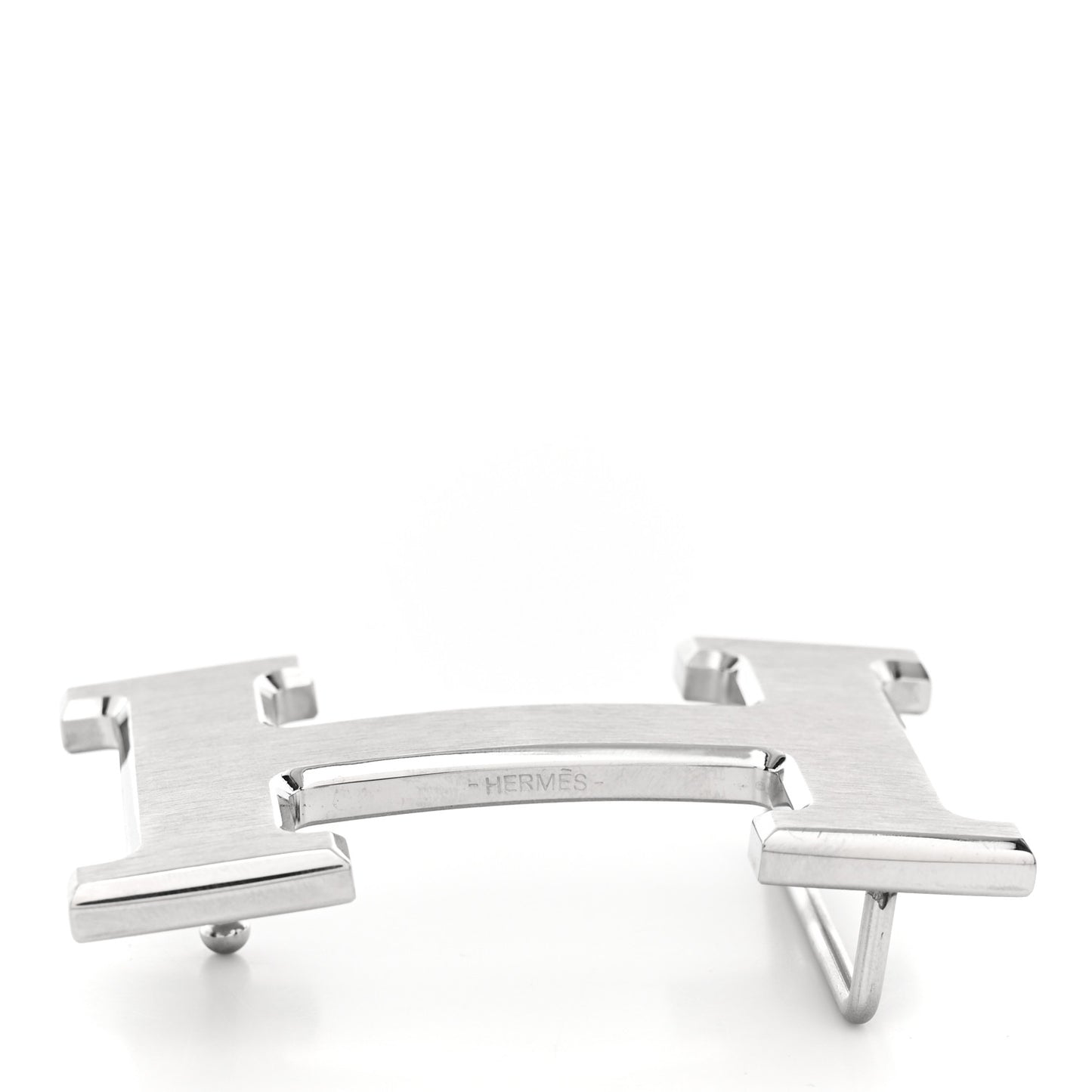 Brushed Palladium 32mm H Belt Buckle