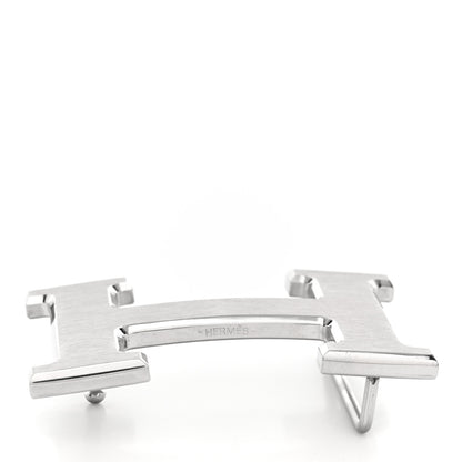 Hermes Brushed Palladium 32mm H Belt Buckle 3 of 4