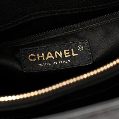 Chanel Caviar Quilted Grand Shopping Tote GST Black 7 of 17