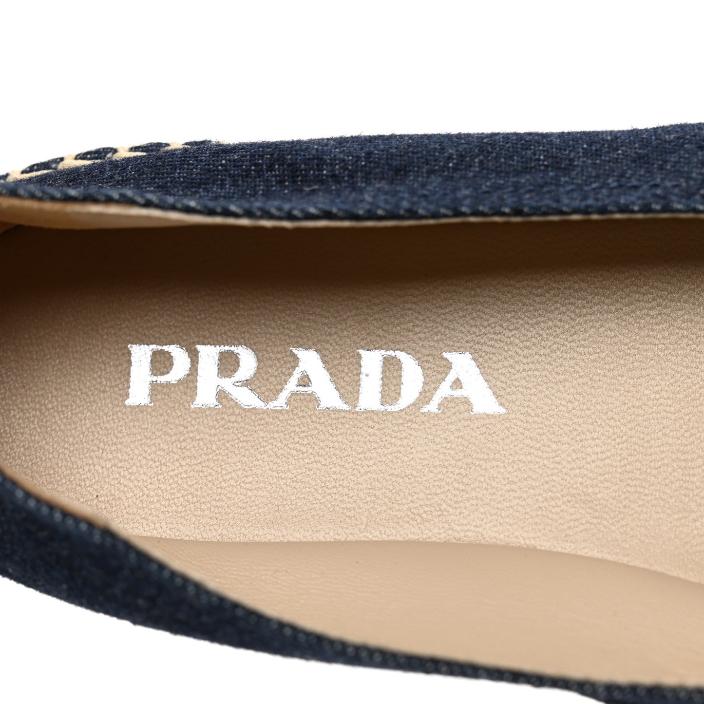 Denim Logo Espadrilles 36 Blue