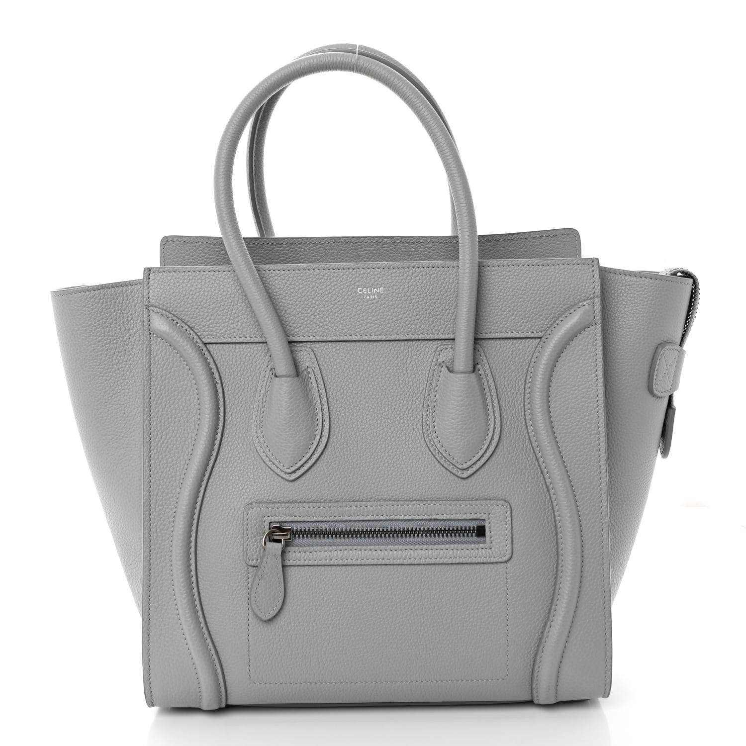 Celine Baby Drummed Calfskin Micro Luggage Sky 1 of 11