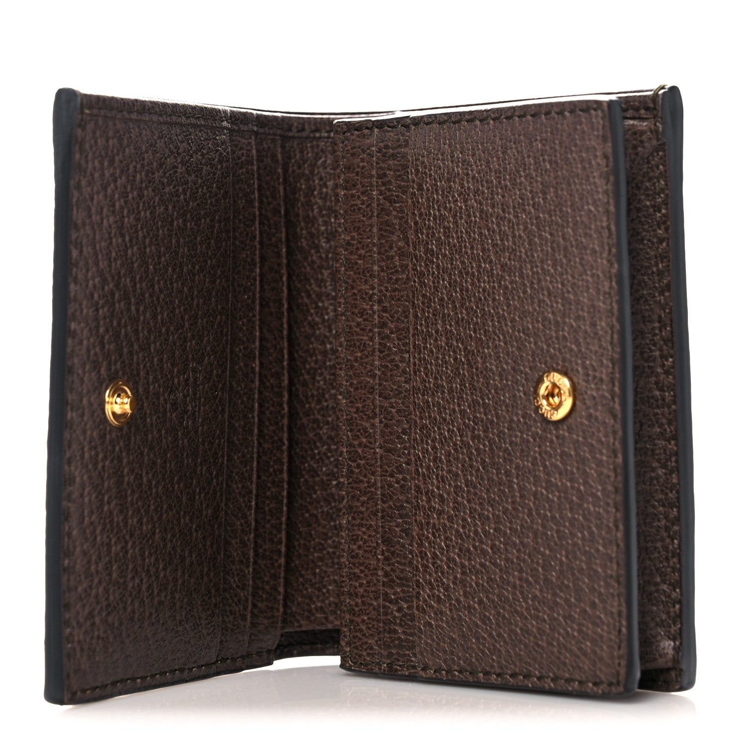 Gucci GG Supreme Monogram Web Ophidia Card Case Beige New Acero 4 of 7