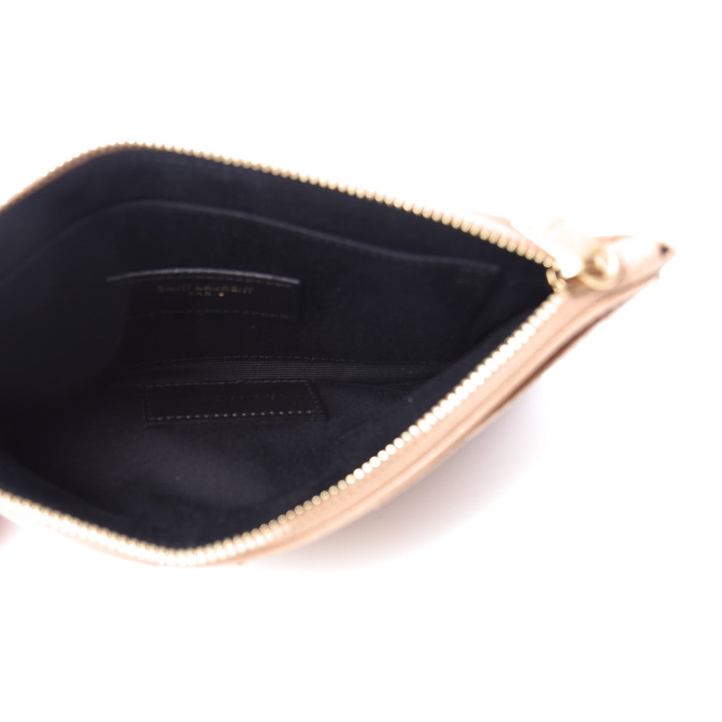 Grain De Poudre Chevron Monogram Bill Pouch Dune