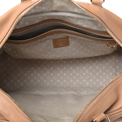 Louis Vuitton Supple Calfskin Paname Take Off Flight Duffle Beige 4 of 6