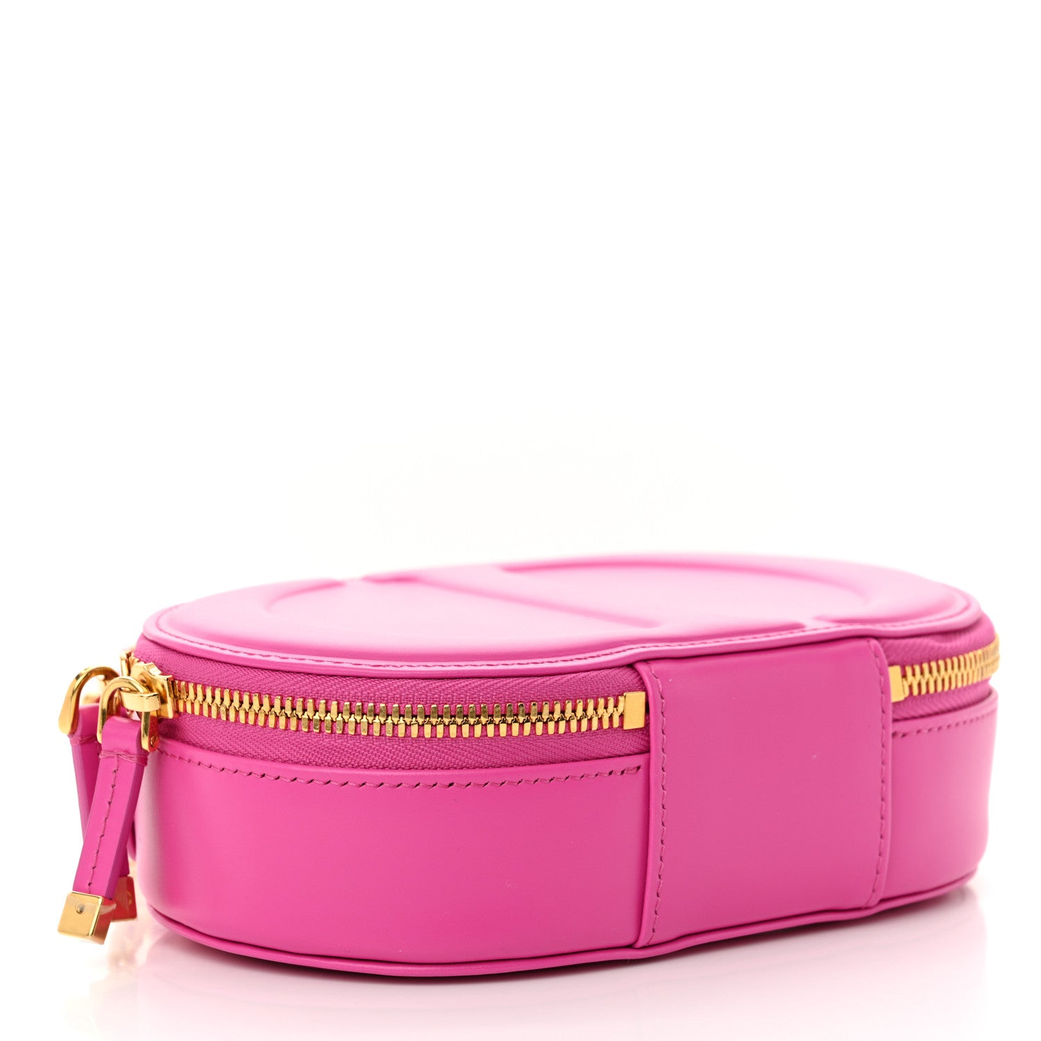 Christian Dior Calfskin CD Signature Oval Crossbody Camera Bag Rani Pink 4 of 11
