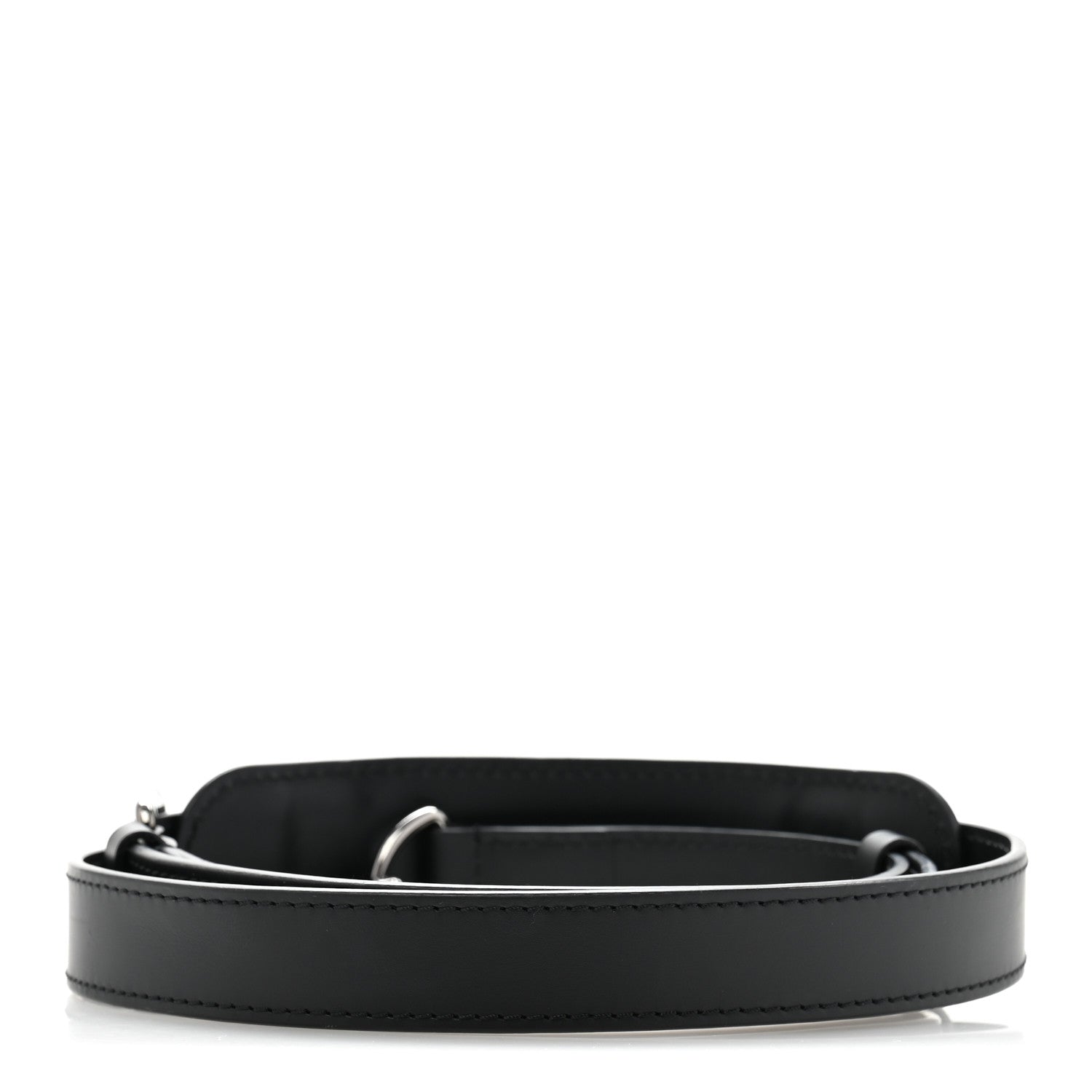 Louis Vuitton Calfskin 25mm Adjustable Shoulder Strap Black 2 of 4