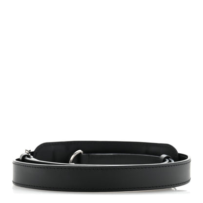 Louis Vuitton Calfskin 25mm Adjustable Shoulder Strap Black 2 of 4