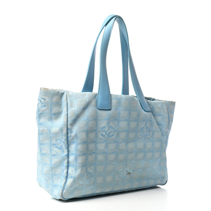 Chanel Nylon Travel Tote Blue 3 of 16