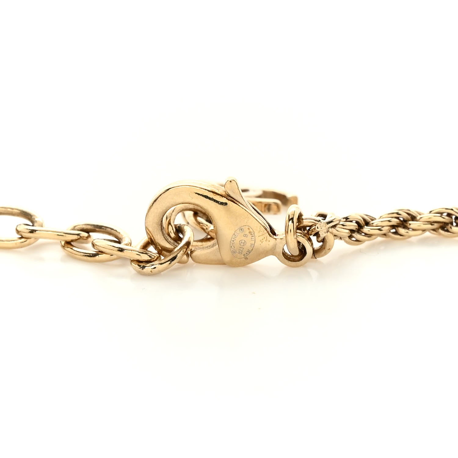 Chanel Metal Crystal CC Chain Belt Gold 3 of 4