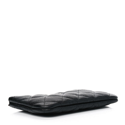 Chanel Caviar Quilted Small Cosmetic Case Black 3 of 4