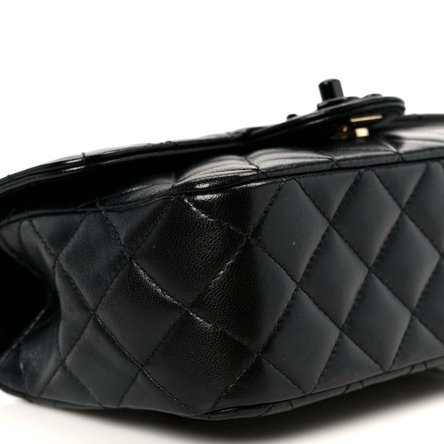 Lambskin Quilted Small Coco Pop Top Handle Flap So Black