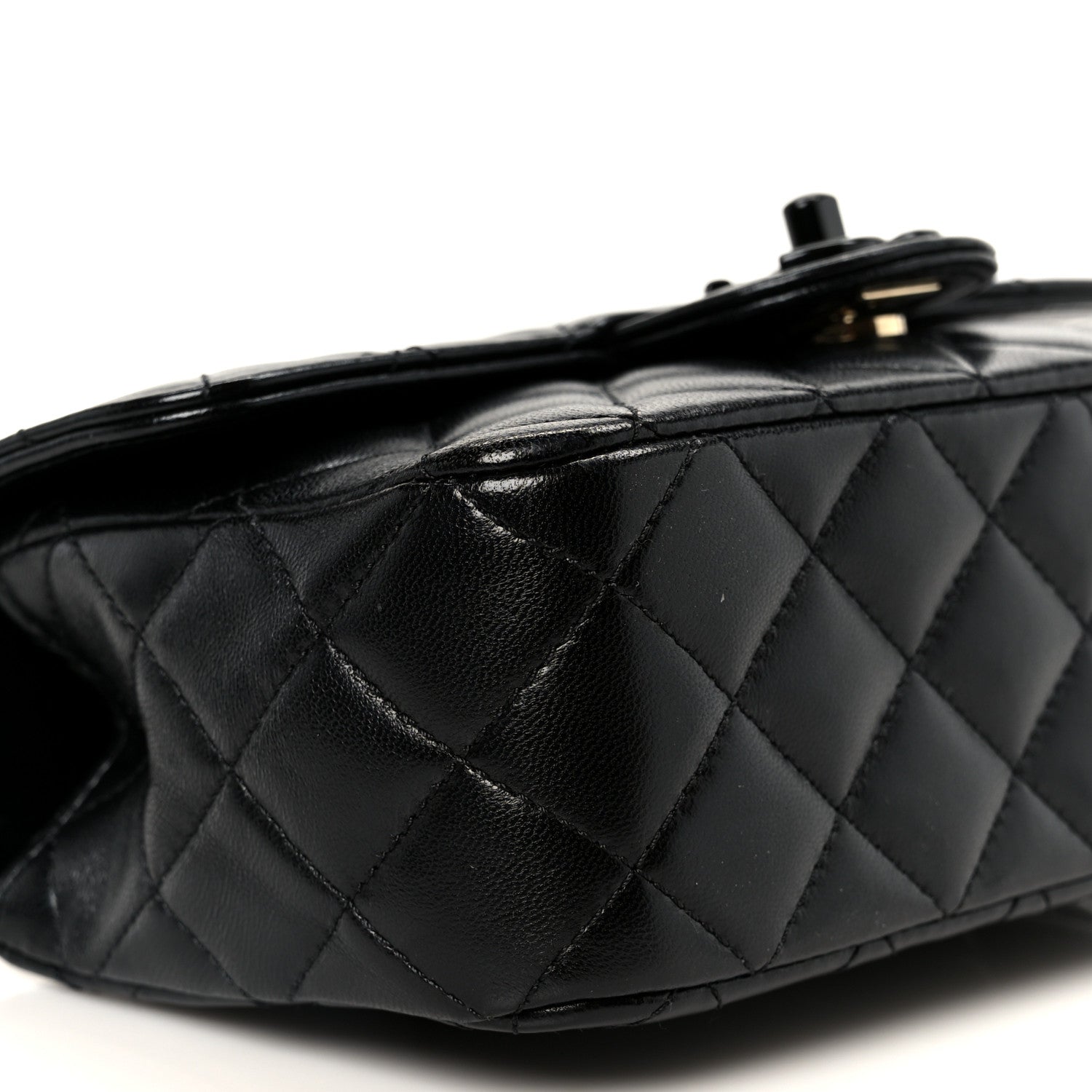 Chanel Lambskin Quilted Small Coco Pop Top Handle Flap So Black 10 of 11