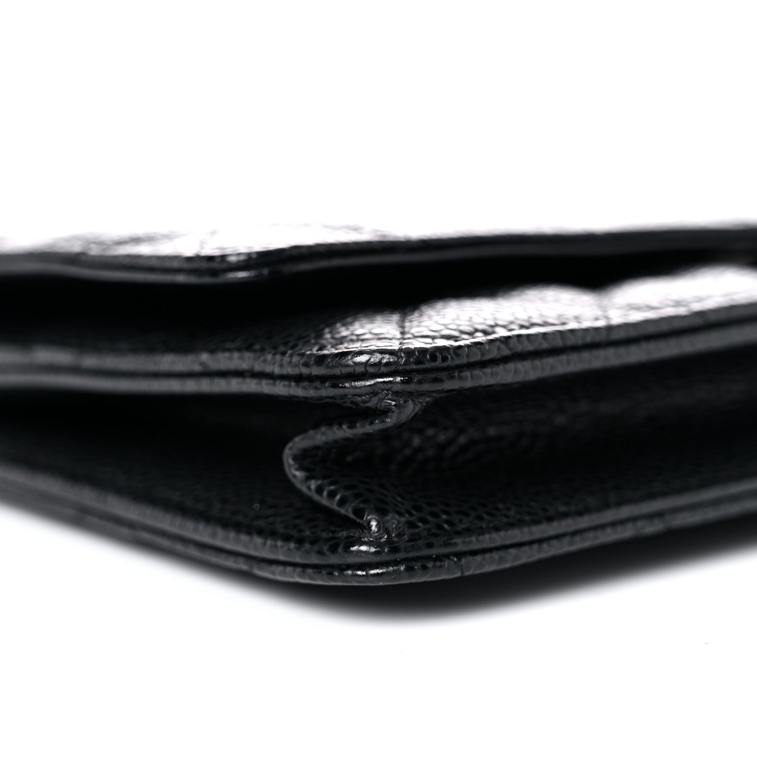 Chanel Caviar Quilted Wallet On Chain WOC Black 9 of 14