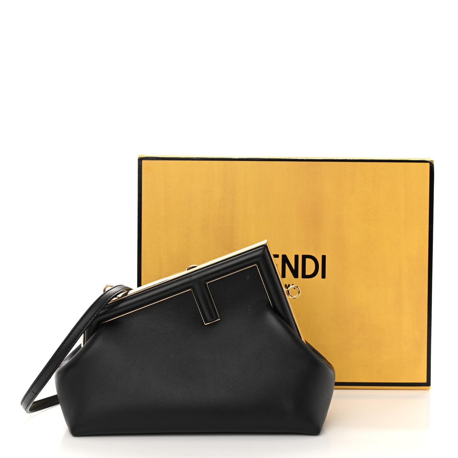 Fendi Shiny Nappa Small Fendi First Black 11 of 11