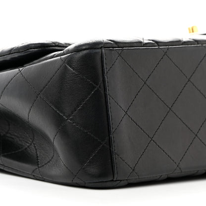 Chanel Lambskin Quilted Maxi Double Flap Black 9 of 22