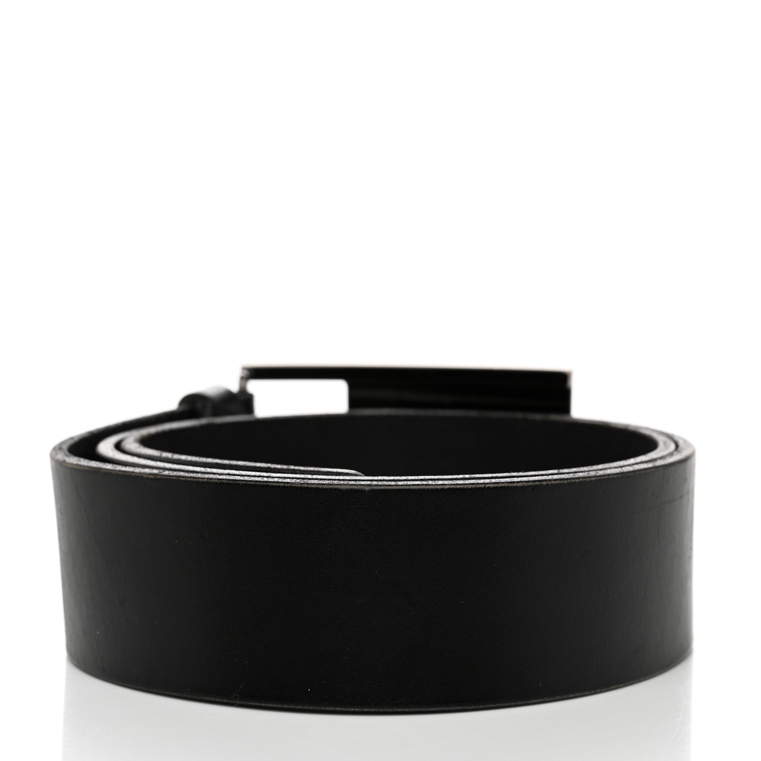 Gucci Calfskin Plaque Belt 85 34 Black 2 of 6