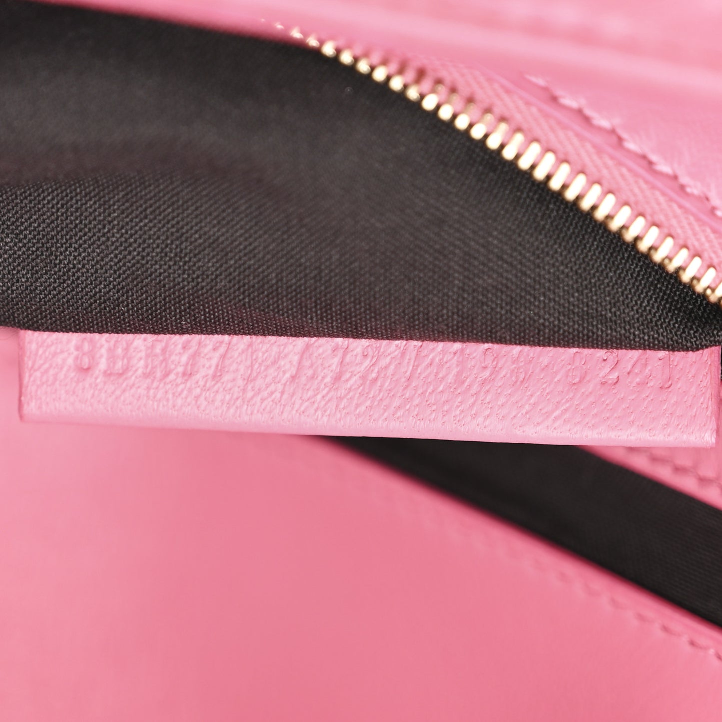 Nappa FF 1974 Embossed Large Baguette Rosa Fluo