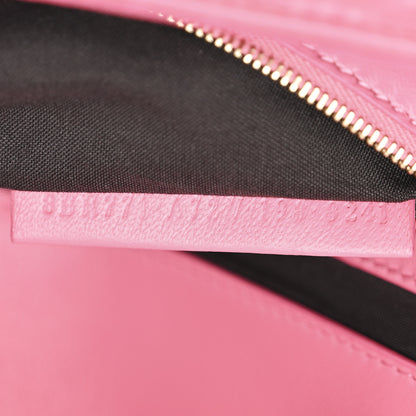 Fendi Nappa FF 1974 Embossed Large Baguette Rosa Fluo 7 of 10