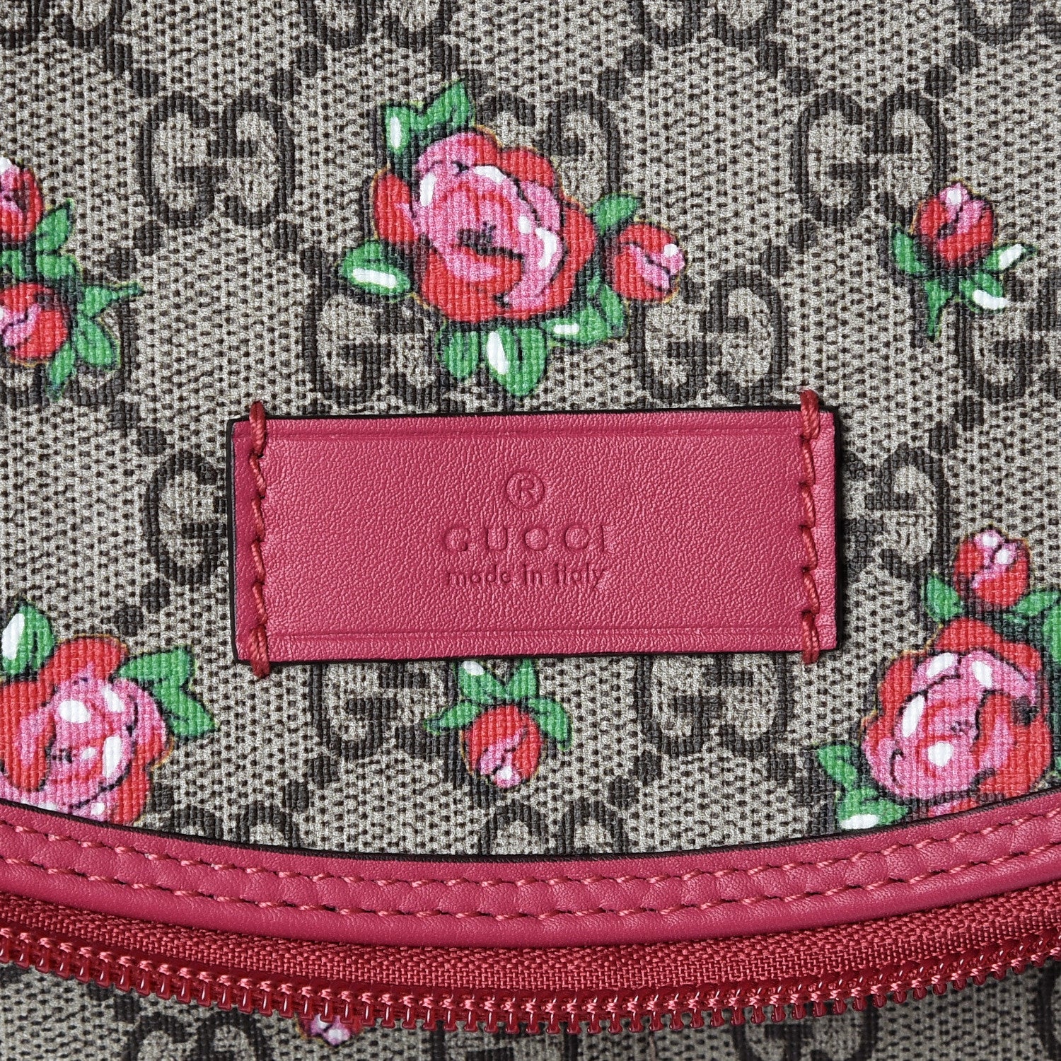 Gucci GG Supreme Monogram Rose Bud Diaper Bag Pink 6 of 11