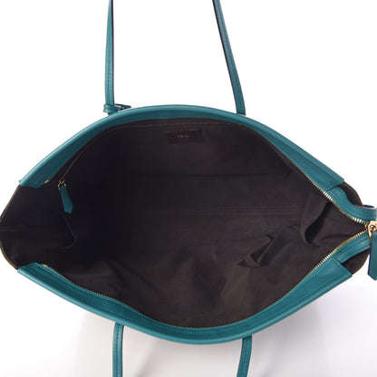 Fendi Pequin Vitello Medium Roll Tote Tobacco Lago 7 of 10