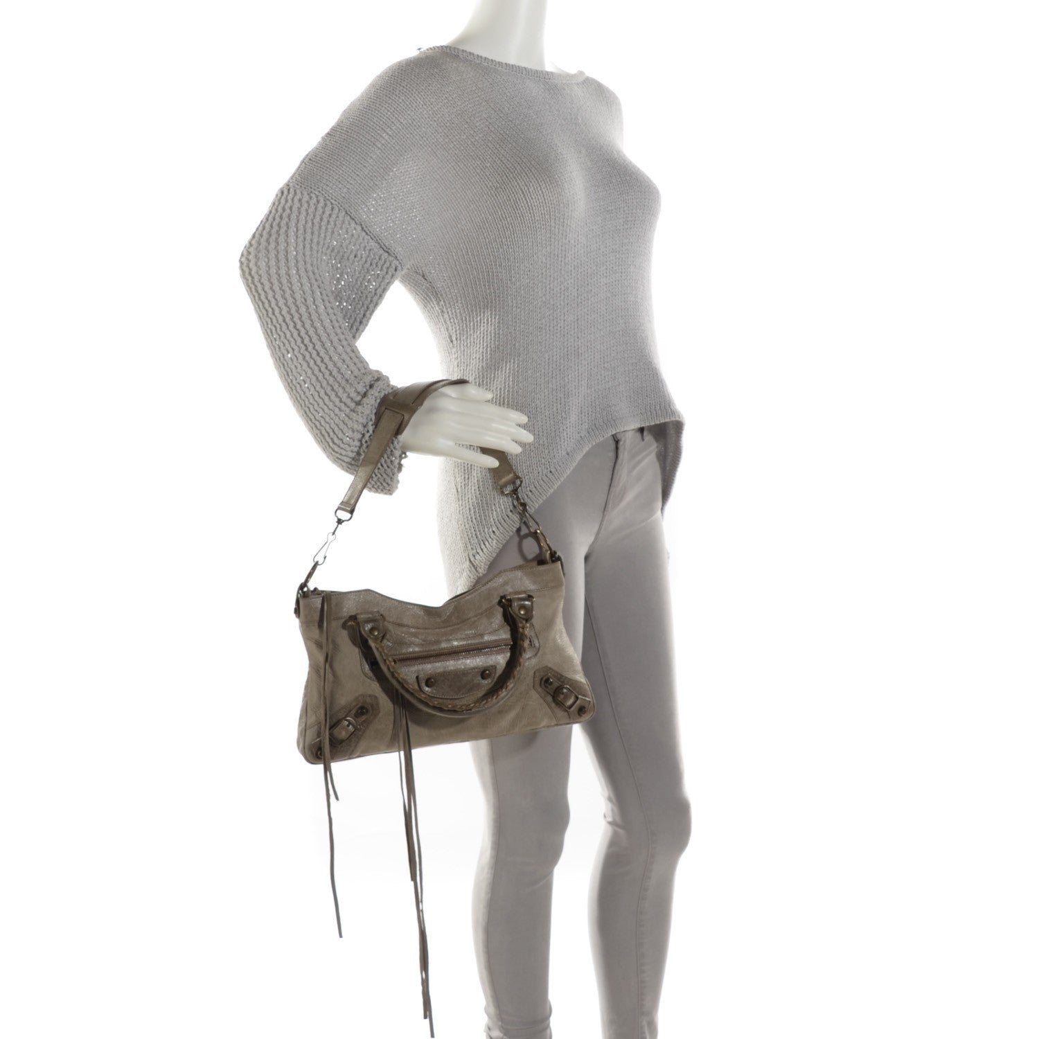 Balenciaga Chevre Classic Hardware First Taupe 5 of 12