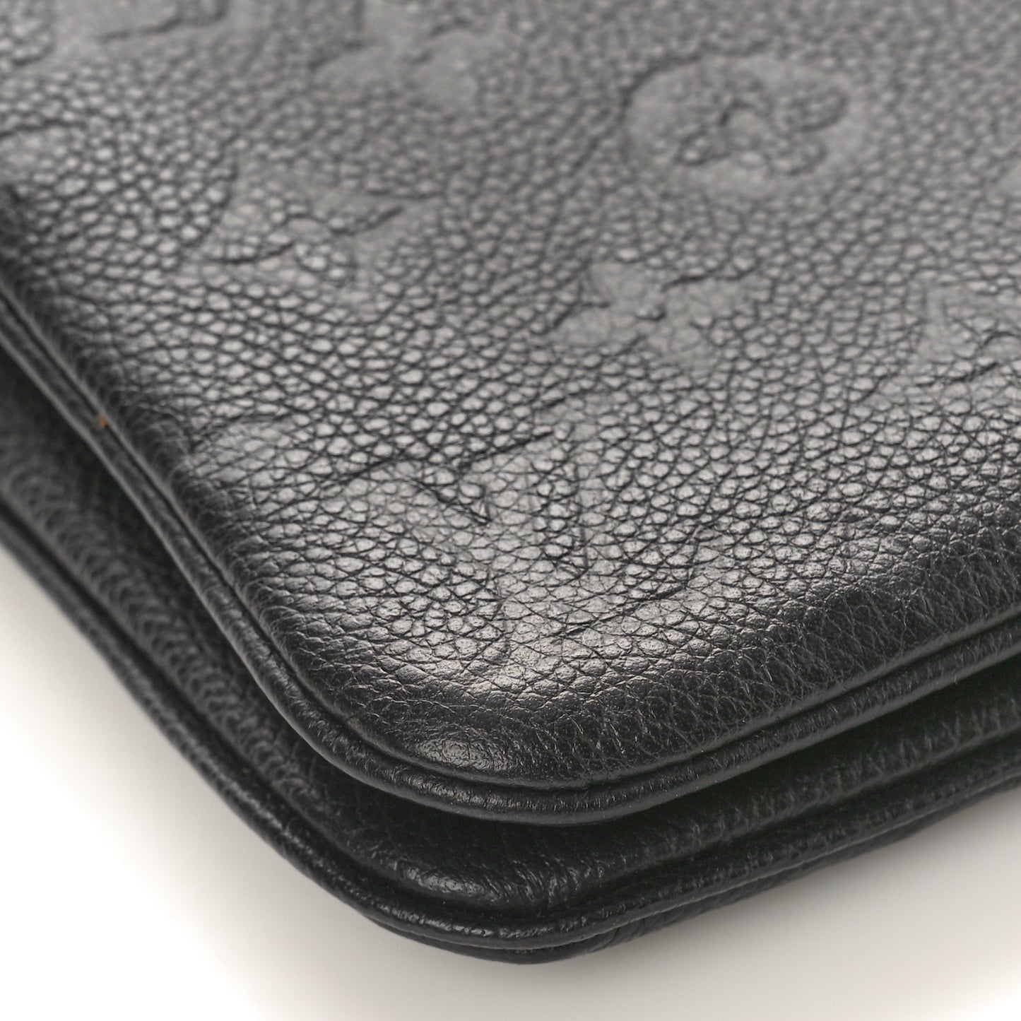 Empreinte Double Zip Pochette Black