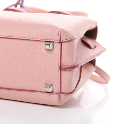 MCM Grained Calfskin Mini Milla Tote Pink Blush 9 of 9