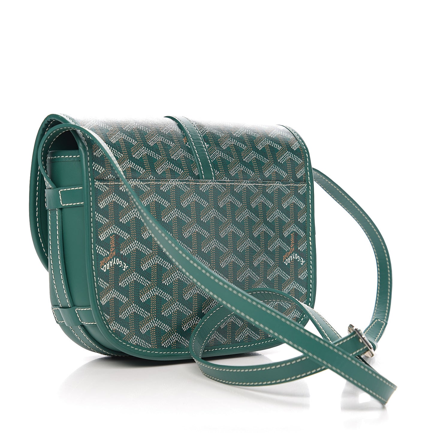 Goyardine Belvedere II PM Messenger Bag Green