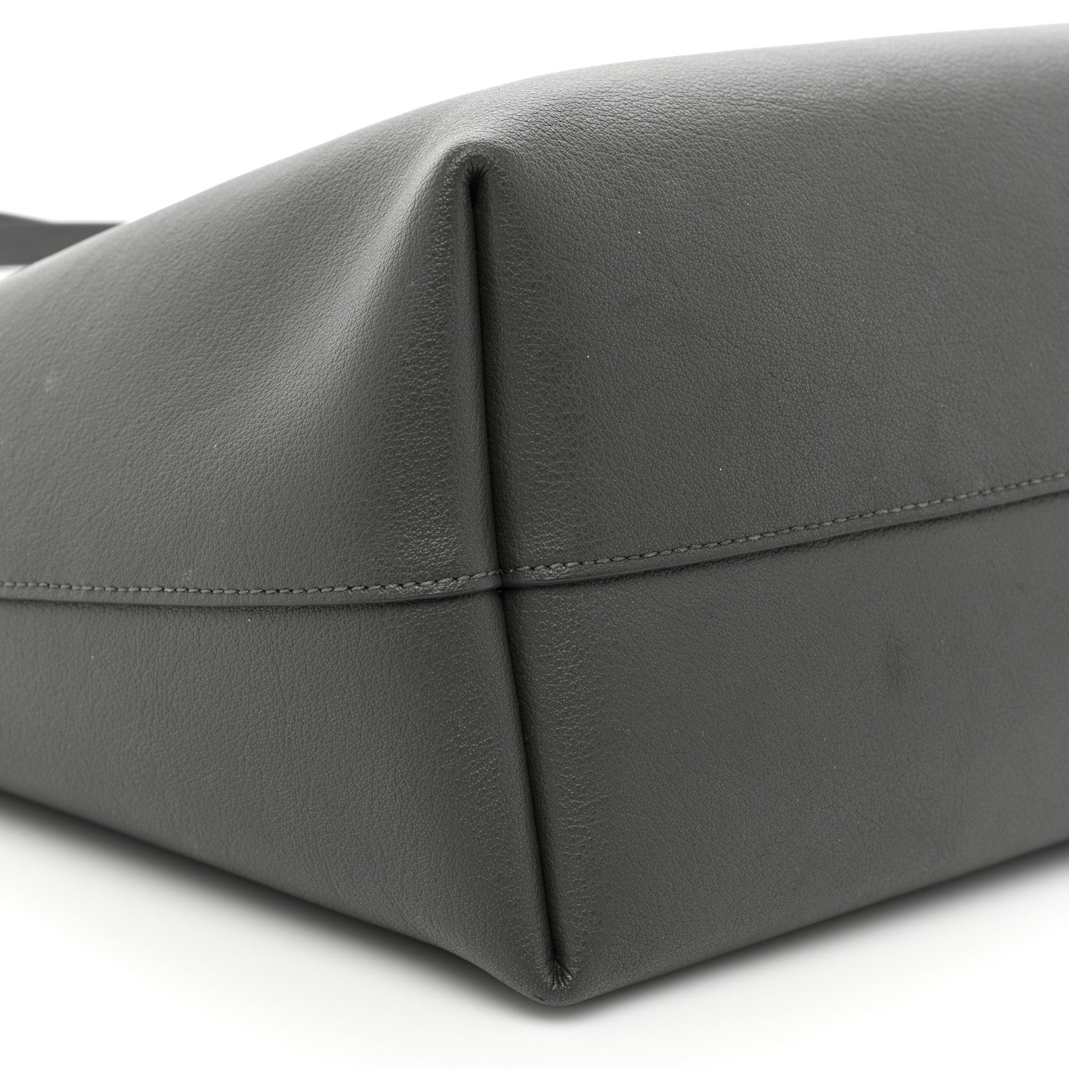 Saint Laurent Calfskin Large Shopping Tote Storm 11 of 20