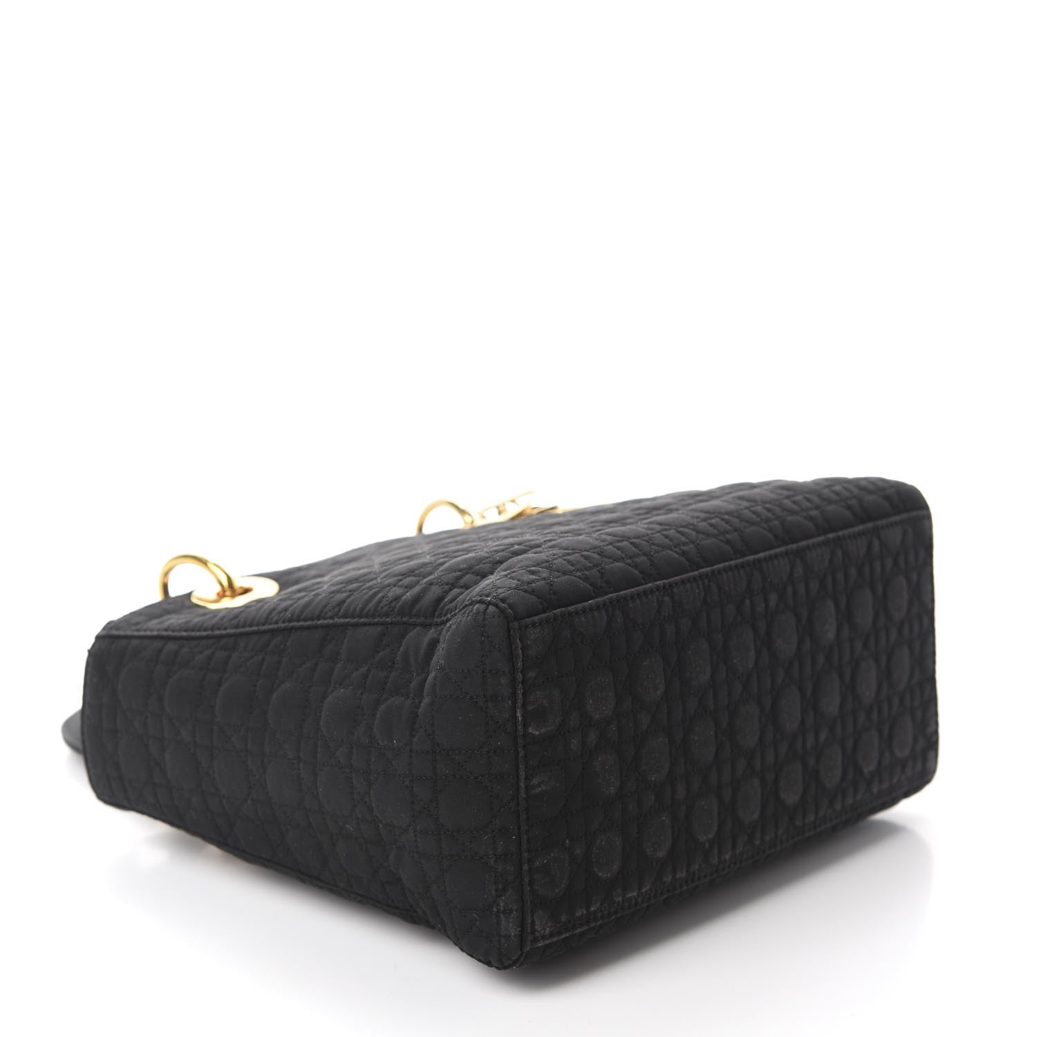 Christian Dior Nylon Cannage Medium Lady Dior Black 4 of 11