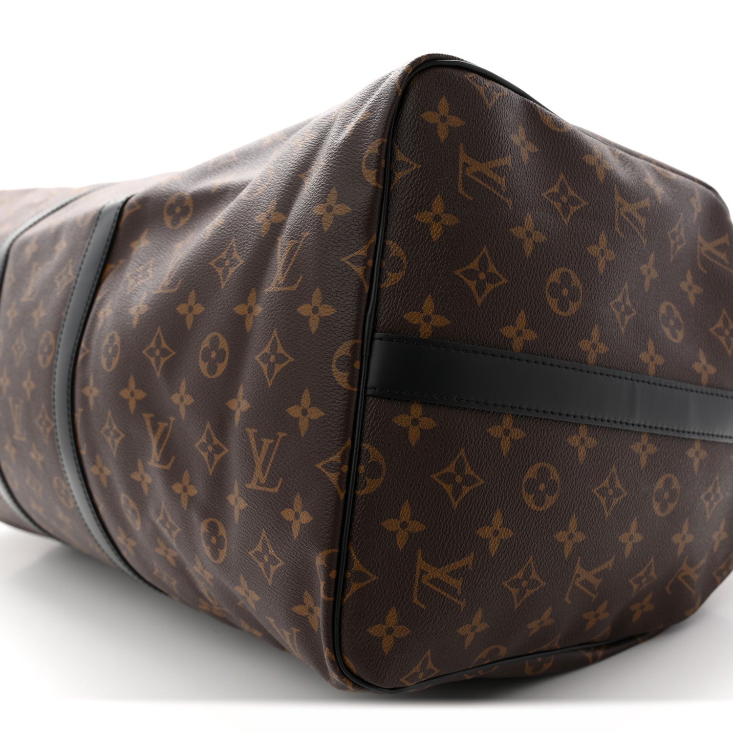 Louis Vuitton Monogram Macassar Keepall Bandouliere 55 8 of 11