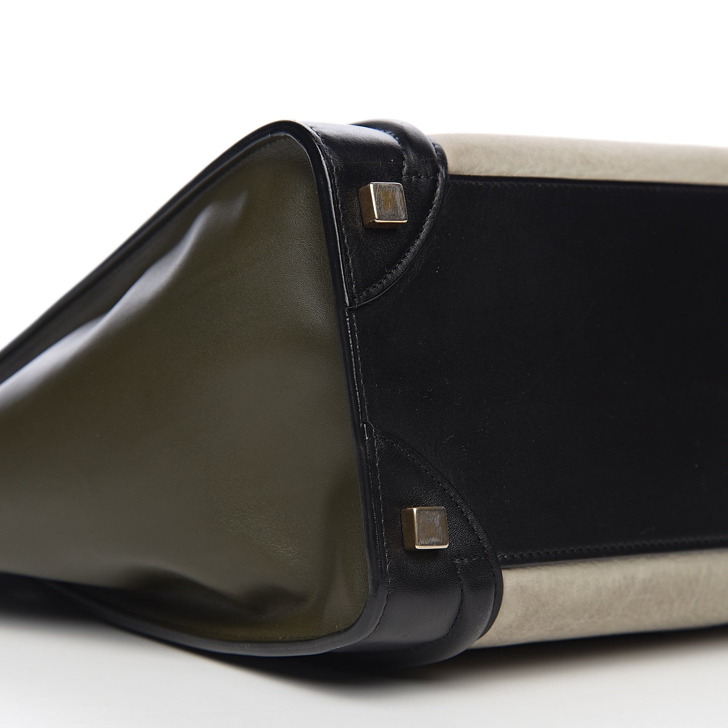 Elephant Calfskin Micro Tri-Color Luggage Chalk