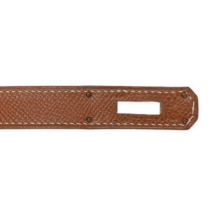 Hermes Courchevel Kelly Sellier 32 Gold 7 of 14
