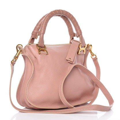 Chloe Calfskin Mini Marcie Satchel Anemone Pink 3 of 10