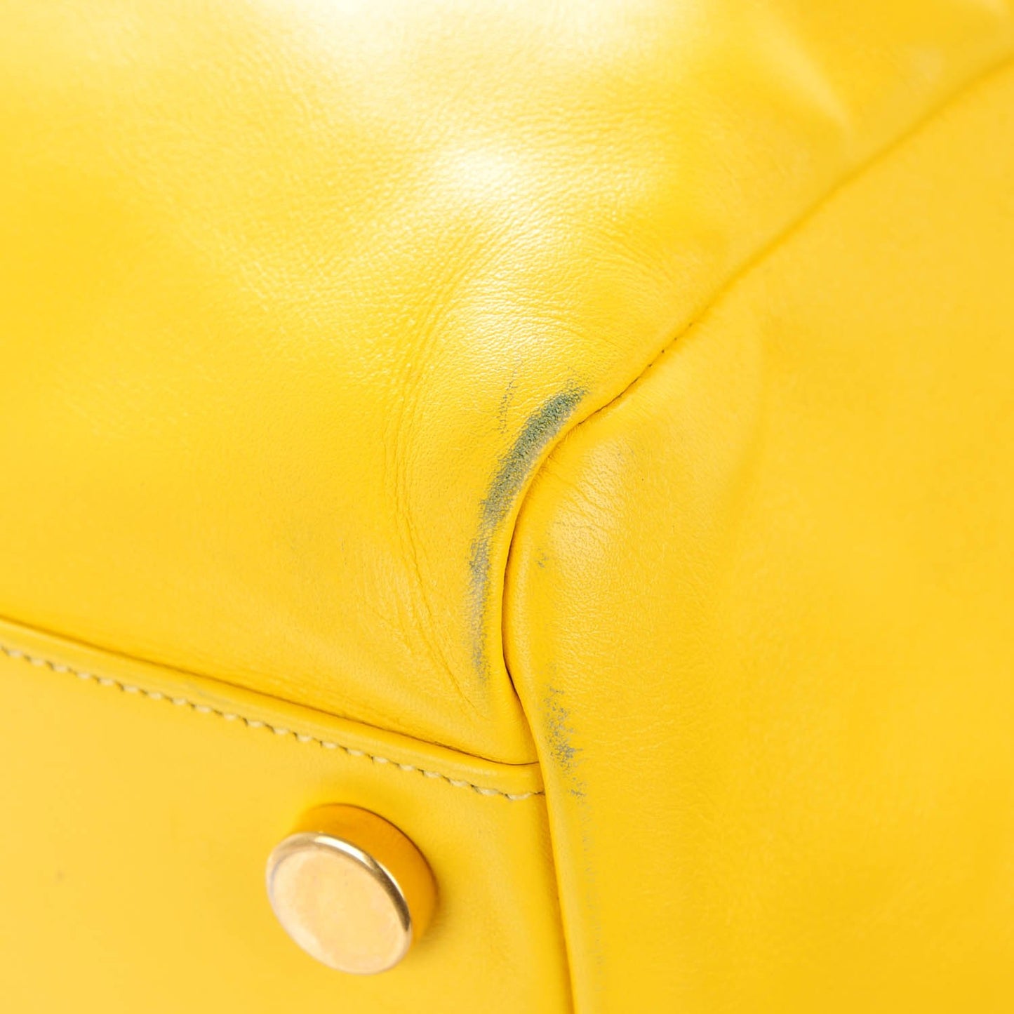Calfskin Canvas Reversible East West Shopper Tote Soleil