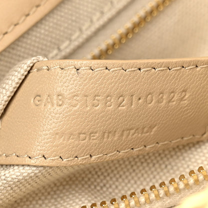 Saint Laurent Raffia Monogram Medium Jamie Natural Avorio 7 of 10