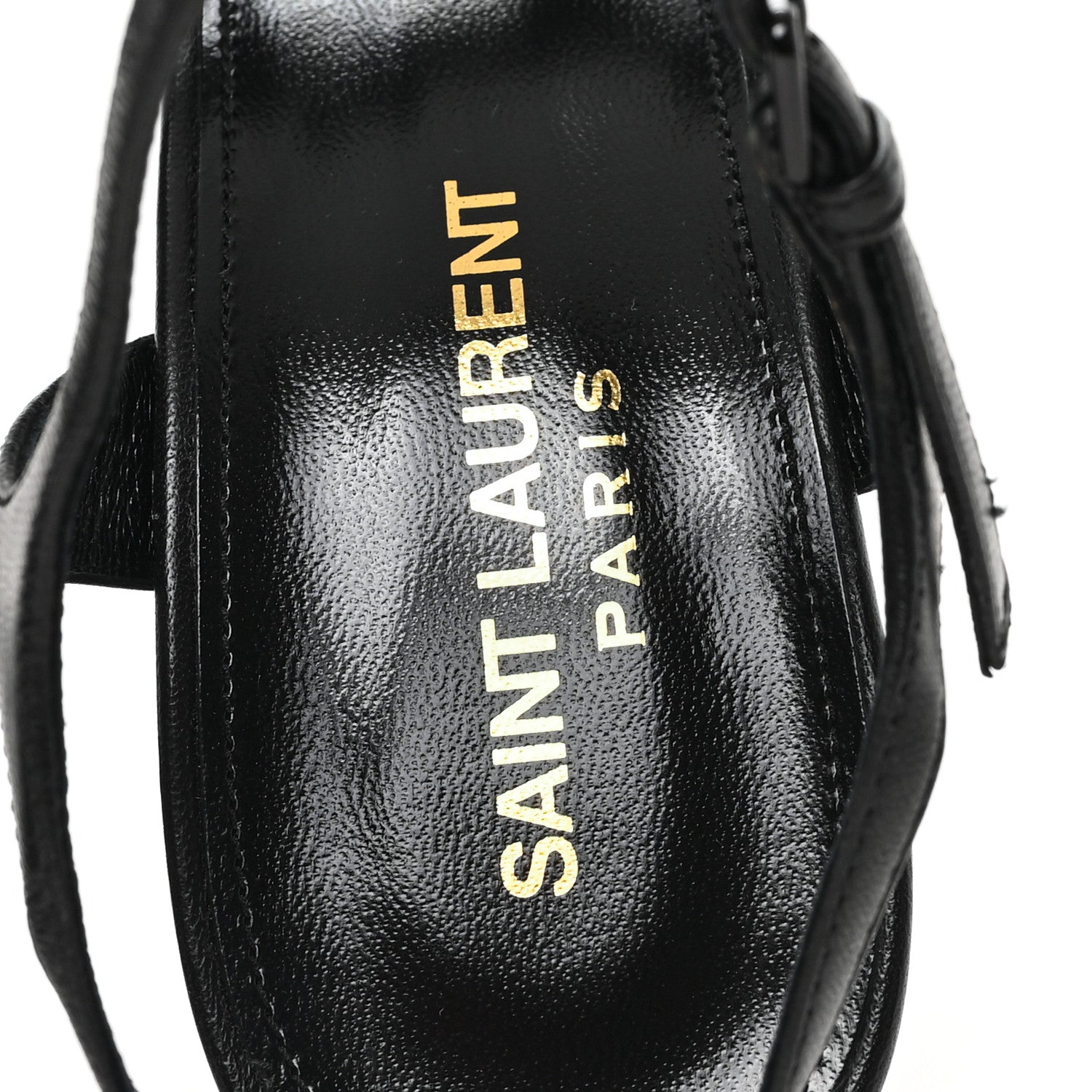 Saint Laurent Vendome Bianca 85 Platform Sandals 37.5 Black 7 of 10