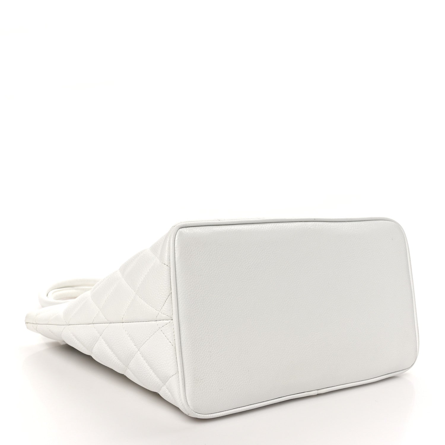 Chanel Caviar Quilted Medallion Tote White 4 of 11