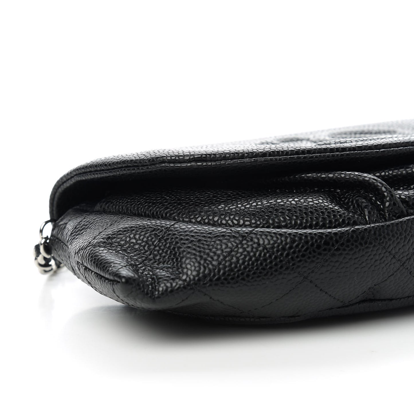 Caviar Half Moon Wallet On Chain WOC Black