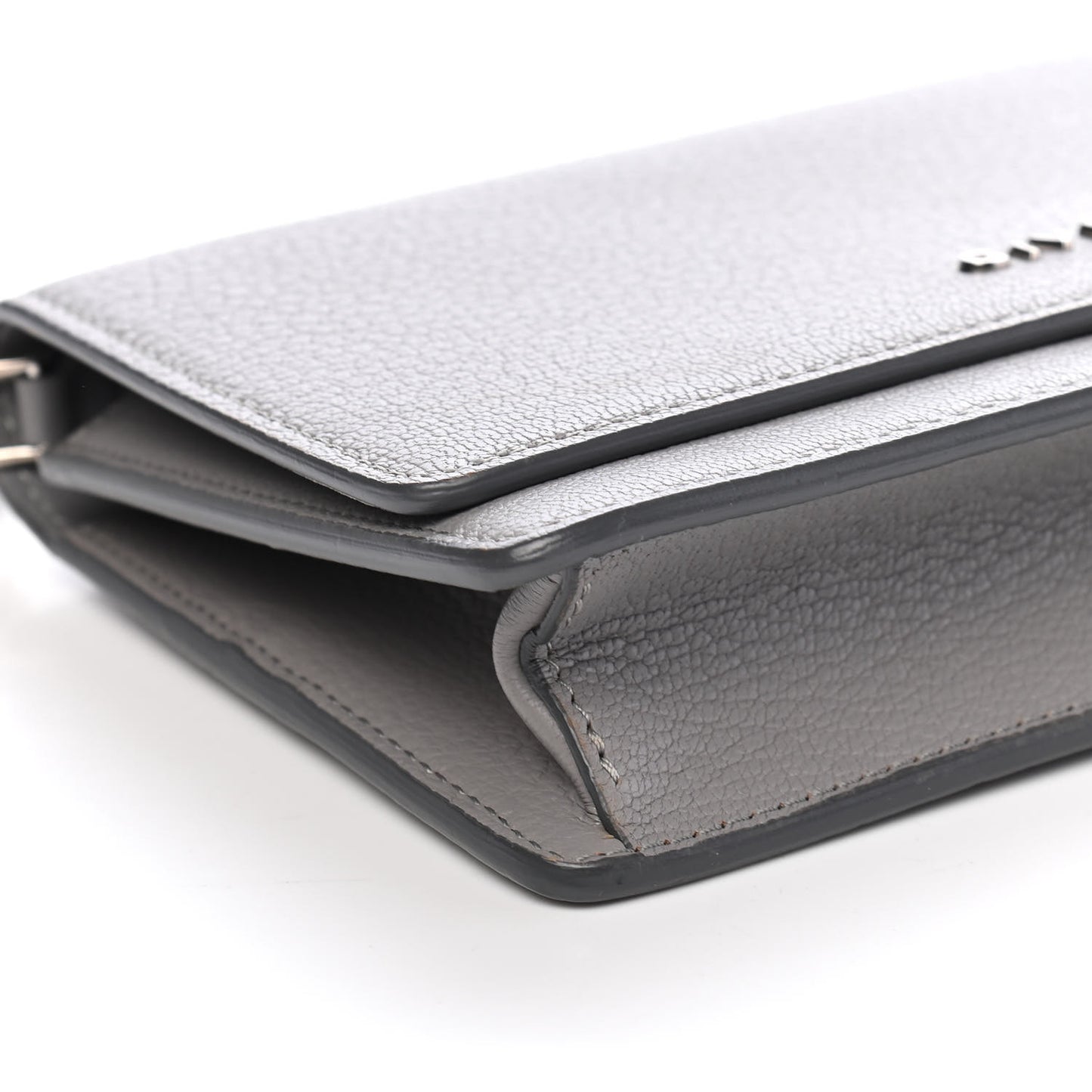 Sugar Goatskin Pandora Chain Wallet Grey
