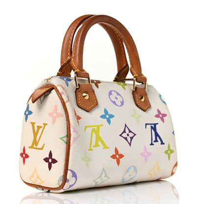 Louis Vuitton Monogram Multicolor Mini Sac HL Speedy White 3 of 9