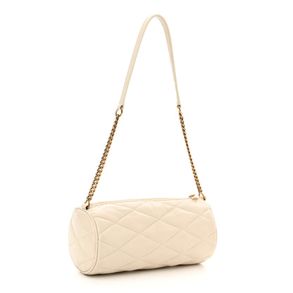 Saint Laurent Lambskin Monogram Mini Sade Tube Bag Crema Soft 3 of 12