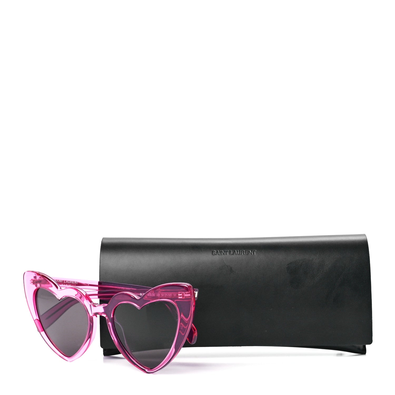 Saint Laurent Acetate Heart Frame Loulou SL181 Sunglasses Pink 8 of 8