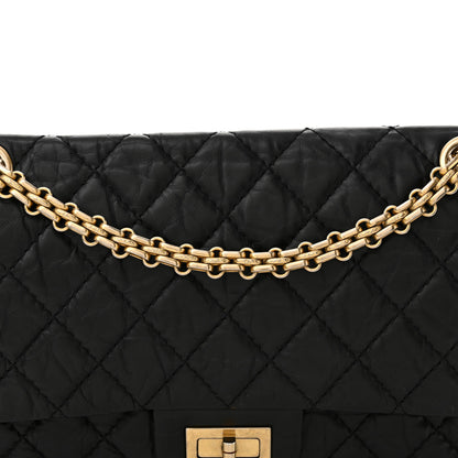 Chanel Aged Calfskin Quilted 2.55 Reissue 225 Flap Black 8 of 12