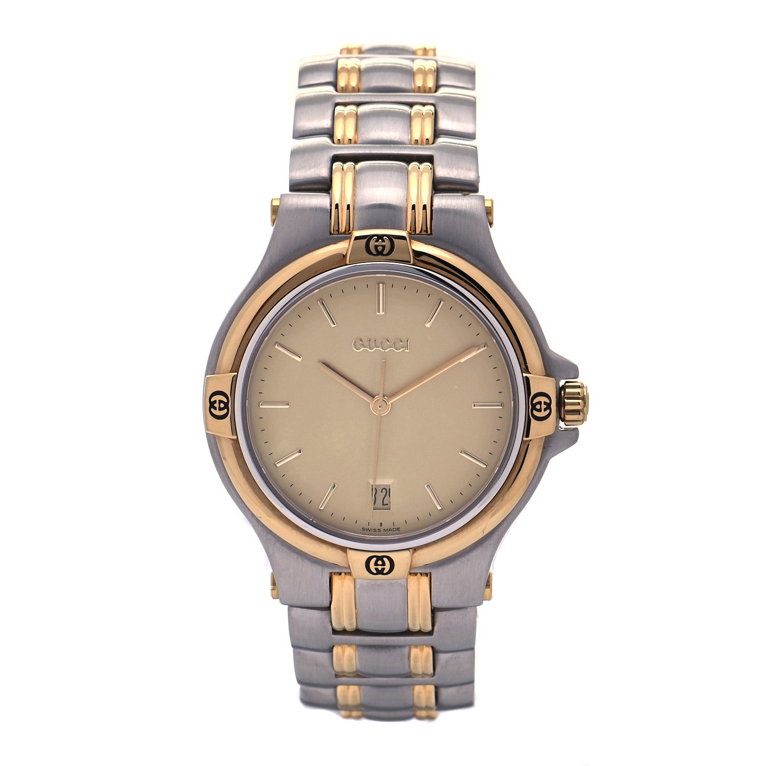Gucci Stainless Steel 35mm 9040M Quartz Watch Gold 1 of 6