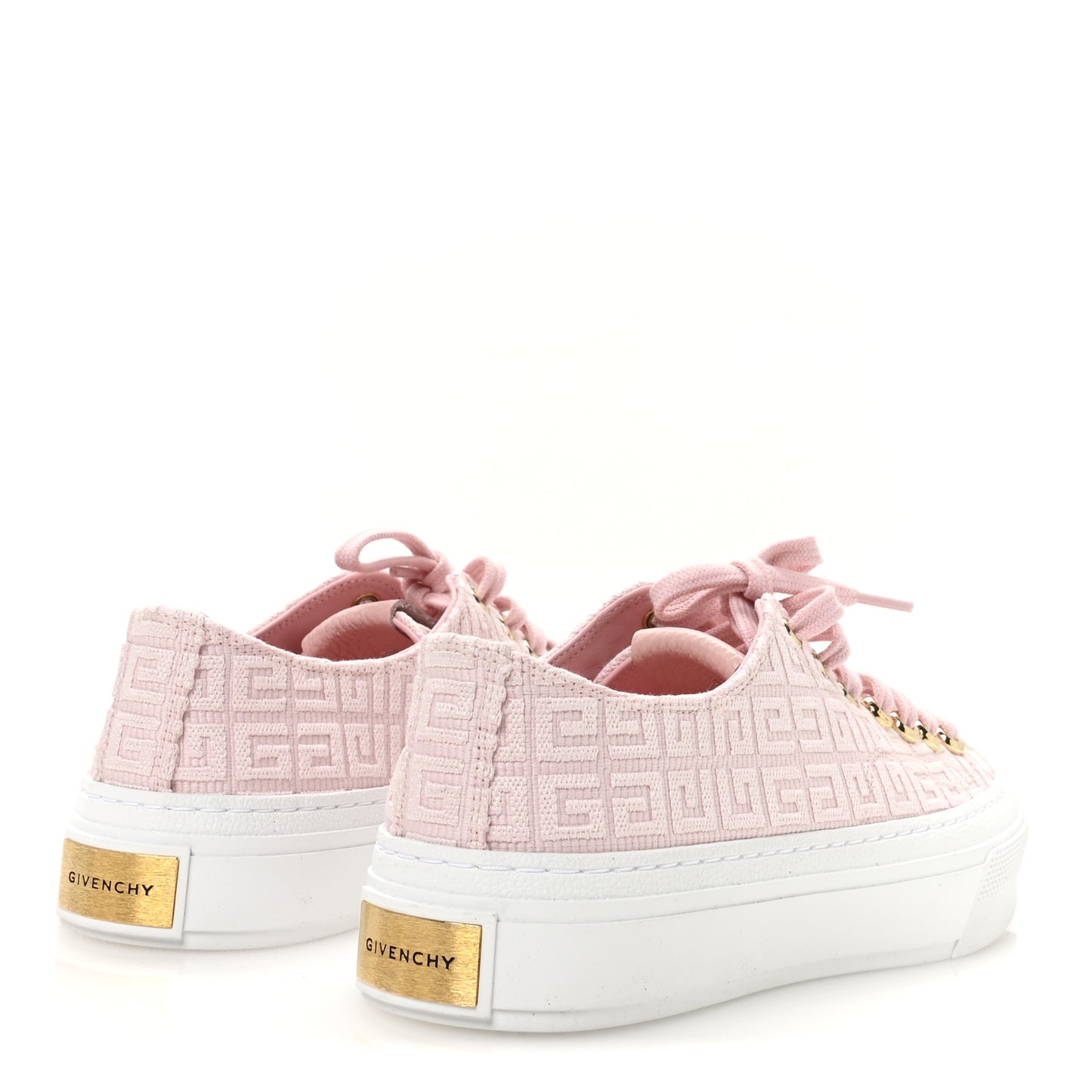 Canvas Jacquard Embroidered 4G City Sneakers 38 Tender Pink