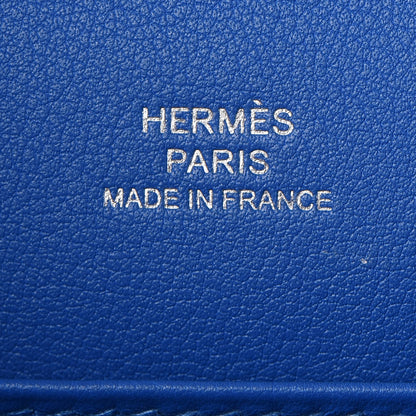 Hermes Swift Kelly Pochette Clutch Bleu Zellige 8 of 23