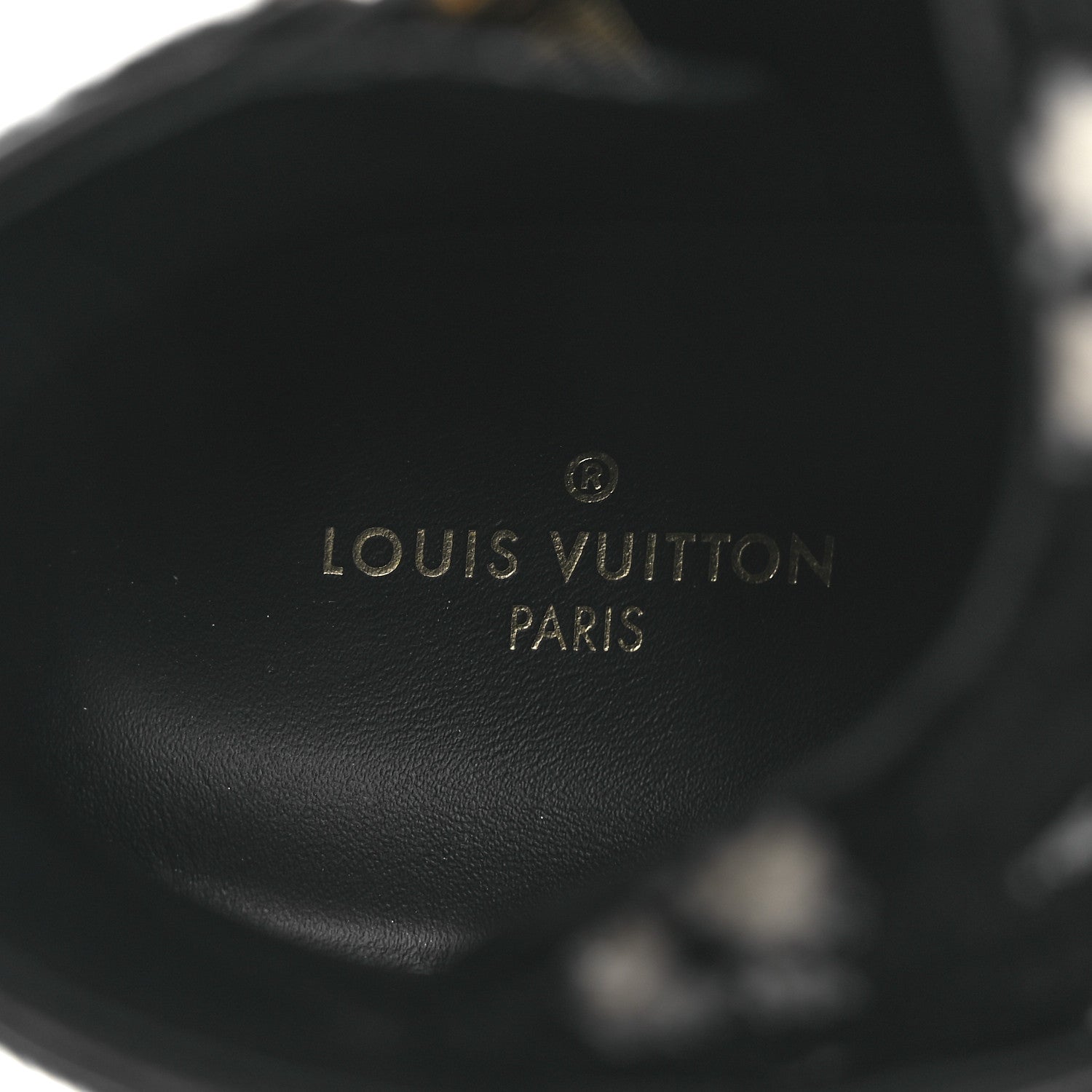 Louis Vuitton Velvet Monogram Stellar Sneakers 38.5 Black White 9 of 13