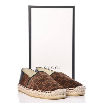 Gucci Suede Square G Mens Espadrilles 8 Sigaro 10 of 10